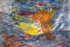 0081...und ich sah einen neuen Himmel und eine neue Erde... 21.1, 2014, 170x140 cm
